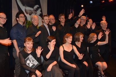 Matt Windman, Jason Zinoman, Reed Birney, Matthew Newton, Michael Sommers, Marc Vieto Photo