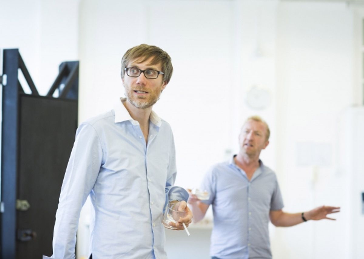 Stephen Merchant, Steffan Rhodri at 