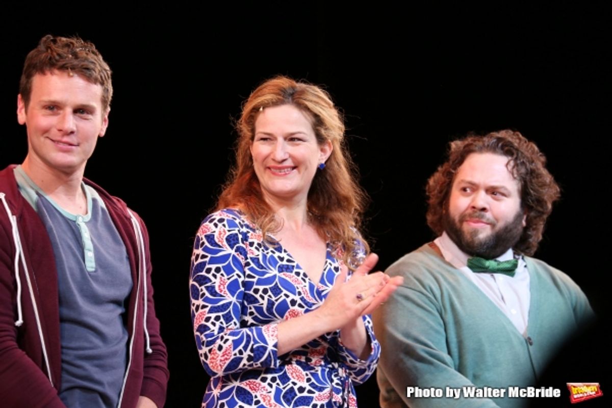 Jonathan Groff, Ana Gasteyer and Dan Fogler at 
