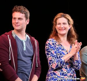 Jonathan Groff and Ana Gasteyer Photo