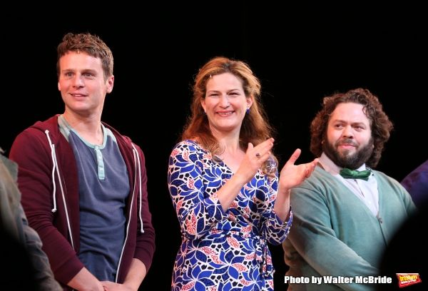 Jonathan Groff, Ana Gasteyer and Dan Fogler Photo