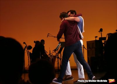 Jonathan Groff and Aaron Lazar Photo