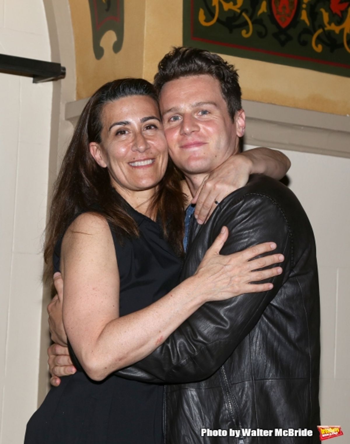 Jeanine Tesori and Jonathan Groff at 