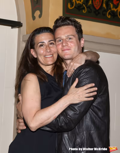 Jeanine Tesori and Jonathan Groff Photo