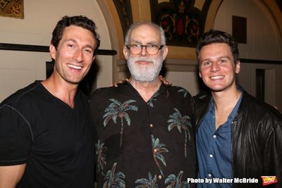 Aaron Lazar, William Finn and Jonathan Groff Photo