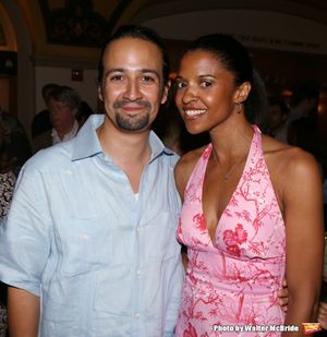 Lin-Manuel Miranda and Renee Elise Goldsberry @ BroadwayWorld Lin-Manuel Miranda and Renee Elise Goldsberry Photo