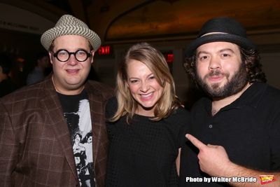 Josh Lamon, Jenni Barber and Dan Fogler Photo