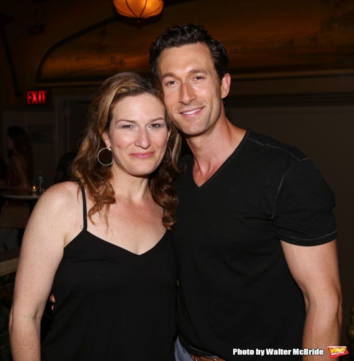 Ana Gasteyer and Aaron Lazar at 