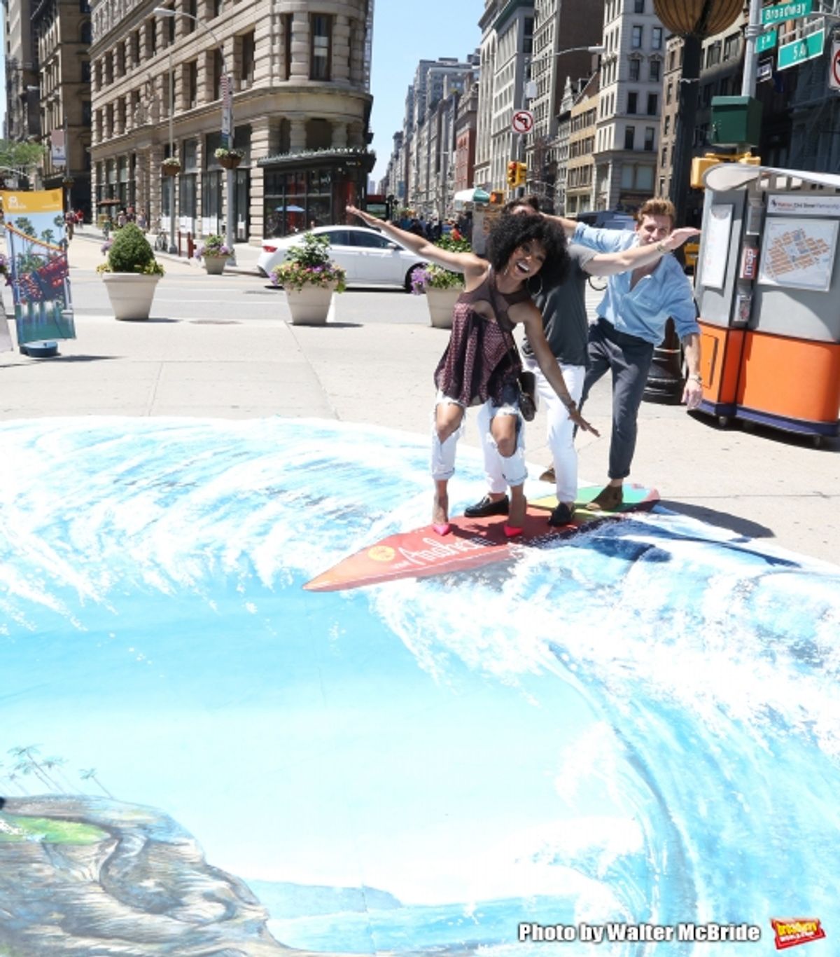 Brandy Norwood, Nate Berkus and Jeremiah Brent at 