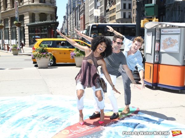 Brandy Norwood, Nate Berkus and Jeremiah Brent Photo