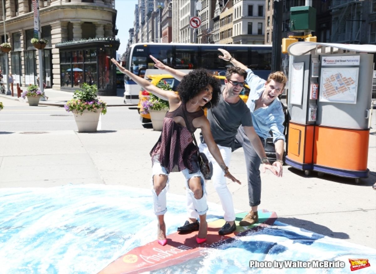 Brandy Norwood, Nate Berkus and Jeremiah Brent at 