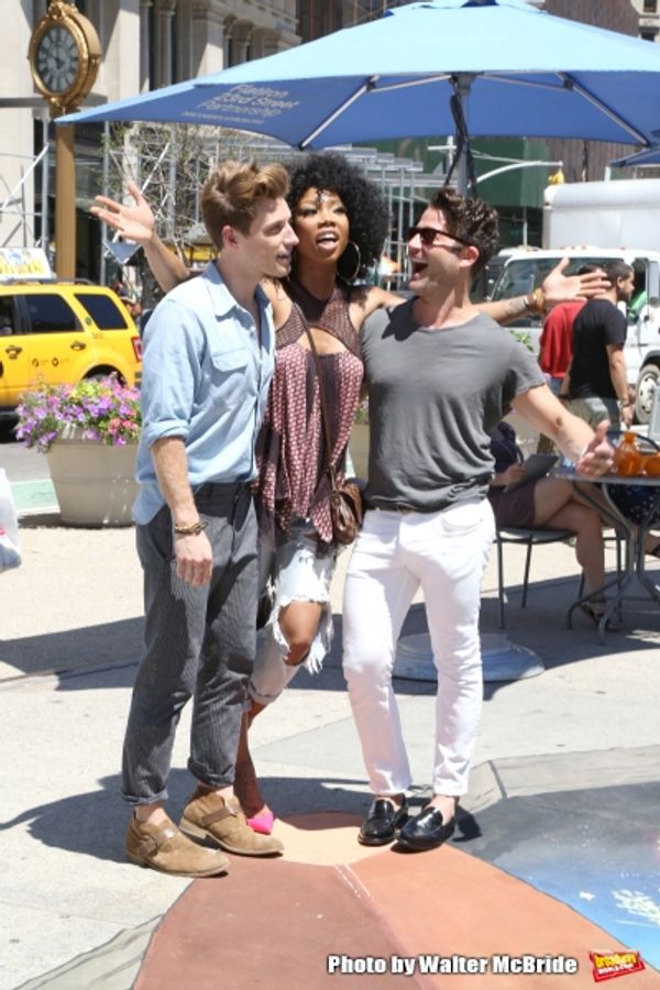 Jeremiah Brent, Brandy Norwood and Nate Berkus Photo