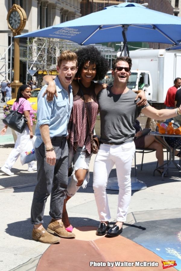Jeremiah Brent, Brandy Norwood and Nate Berkus Photo