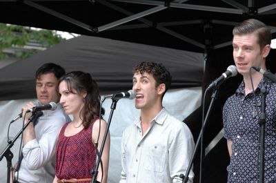 Chris Gleim, Sarah Stevens, Danny Harris Kornfeld and Sean Bell Photo