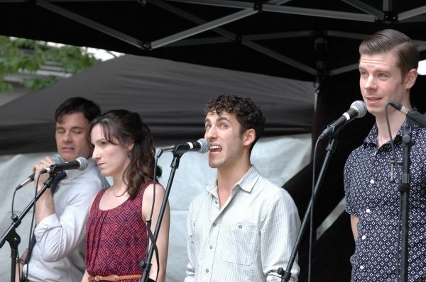 Chris Gleim, Sarah Stevens, Danny Harris Kornfeld and Sean Bell Photo