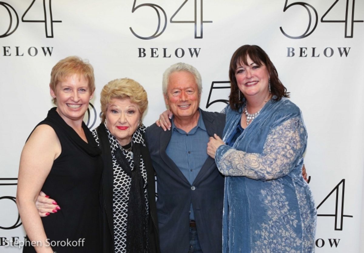 Liz Callaway, Marilyn Maye, Stephen Sorokoff, Ann Hampton Callaway at 