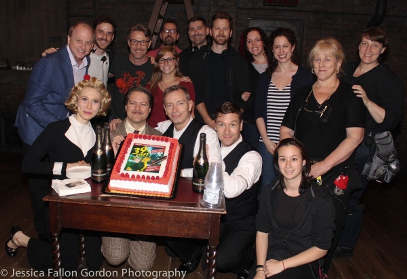 Photo Coverage: 39 STEPS Celebrates 100th Show at the Union Square Theatre  Image