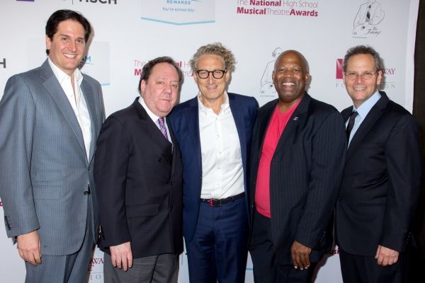Nick Scandalios, James L. Nederlander, Bernie Telsey, Kent Gash, Van Kaplan Photo