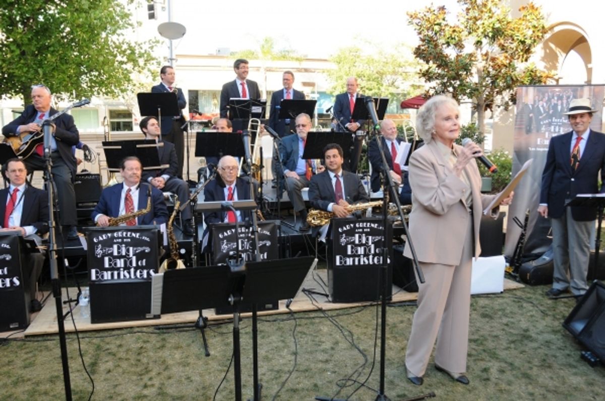 June Lockhart introduces Gary Greene, Esq. and His Big|Brave Band of Barristers. at 