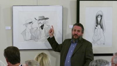 David Leopold, creative ' of The Al Hirschfeld Foundation and author of ''The Hirschf Photo