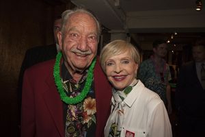 Magic Castle Founder, Milt Larsen, with TV/Stage icon, Florence Henderson @ BroadwayWorld Magic Castle Founder, Milt Larsen, with TV/Stage icon, Florence Henderson Photo