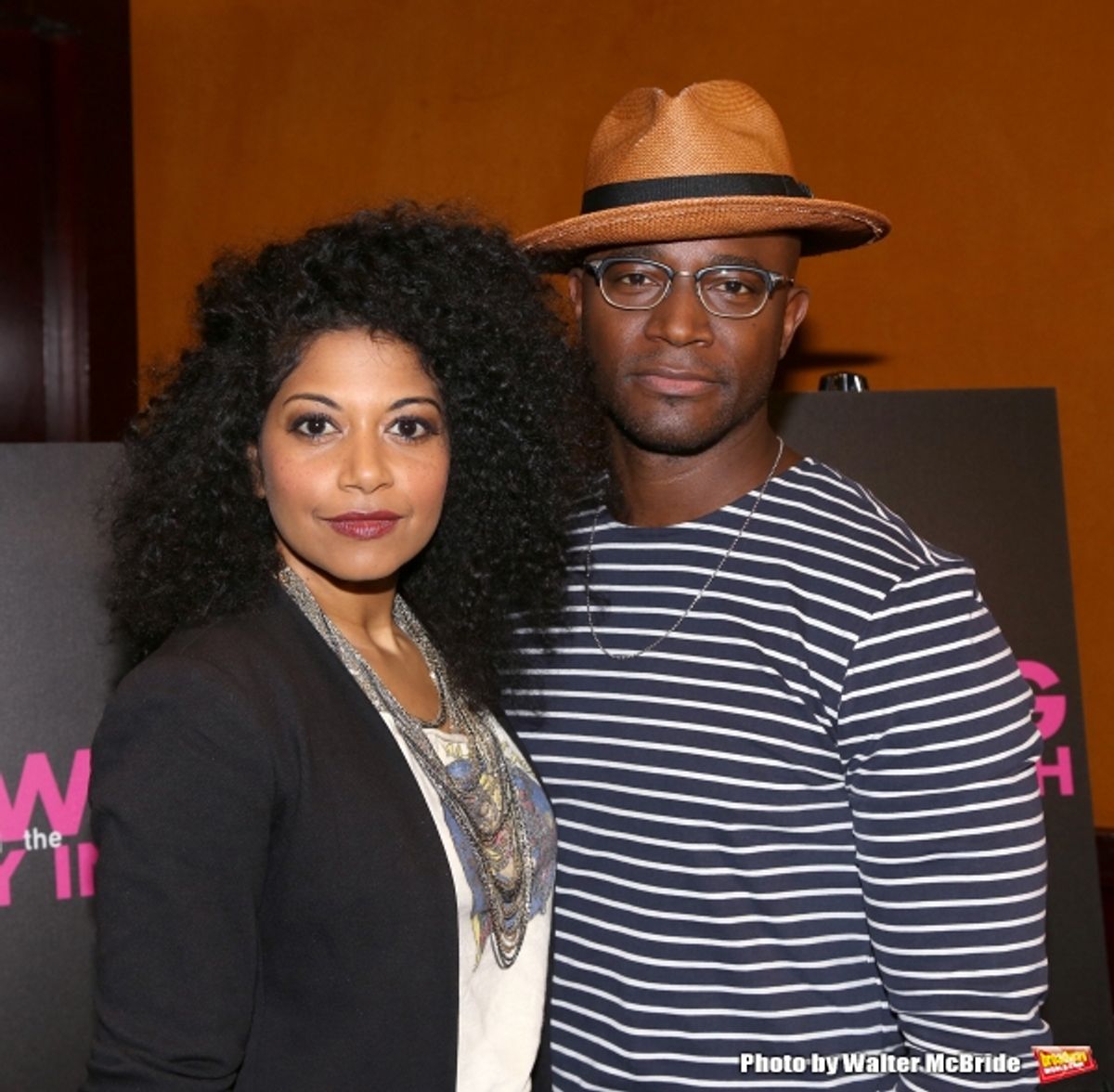 Rebecca Naomi Jones and Taye Diggs at 