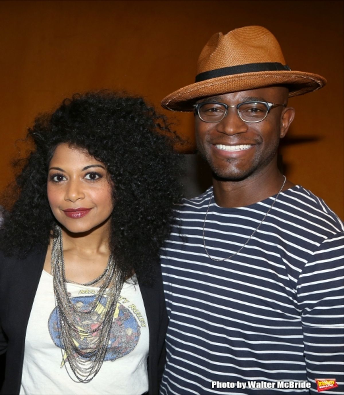 Rebecca Naomi Jones and Taye Diggs at 