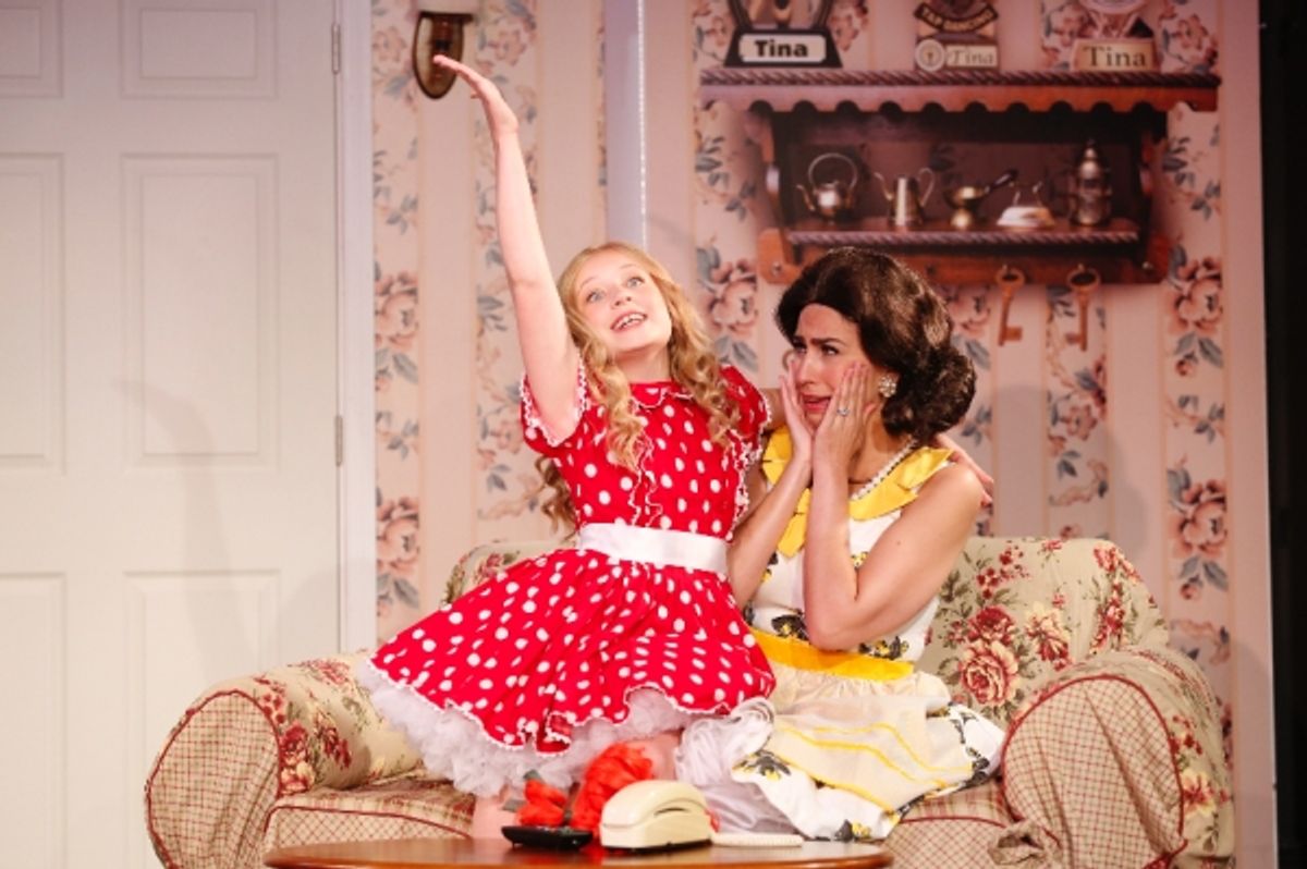 Tori Murray as Tina Denmark and KIM MARESCA as her mother Judy Denmark at 