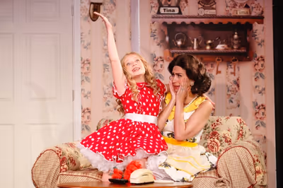 Tori Murray as Tina Denmark and KIM MARESCA as her mother Judy Denmark Photo