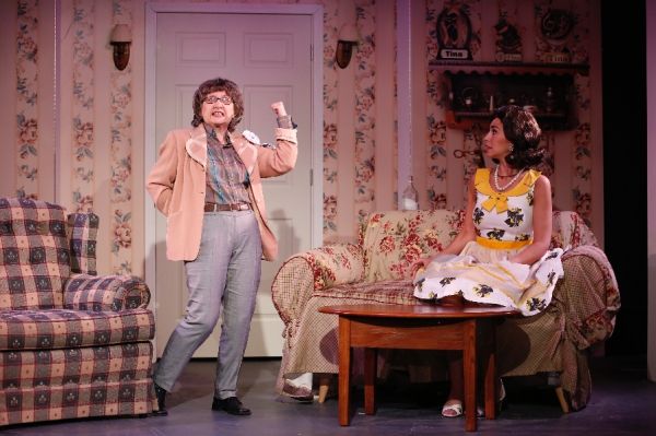 Andrea McCullough as Miss Thorn and KIM MARESCA as Judy Denmark Photo