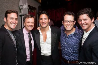 Joseph Spieldenner, Jim Caruso, Nicholas Rodriguez, John Tartaglia and Jason Forbach Photo