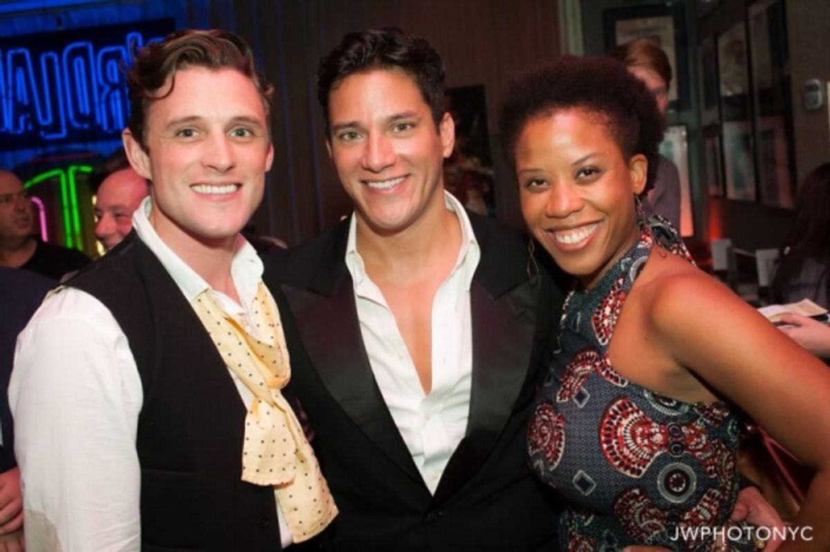 Oliver Thornton, Nicholas Rodriguez and Eleasha Gamble at 