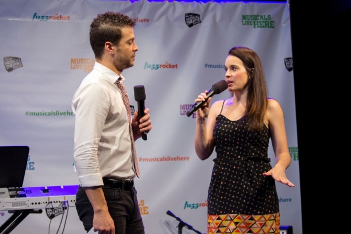 Justin Guarini, Jenna Leigh Green at 