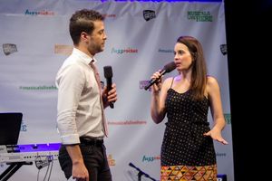 Justin Guarini, Jenna Leigh Green @ BroadwayWorld Justin Guarini, Jenna Leigh Green Photo