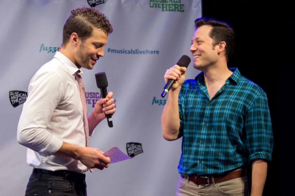 Justin Guarini, John Tartaglia at 