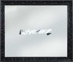 Tapp Francke, 'Love Me' neon, mirror, frame, 39.5" x 39.5" x 3", 2014 @ BroadwayWorld Tapp Francke, 'Love Me' neon, mirror, frame, 39.5" x 39.5" x 3" Photo