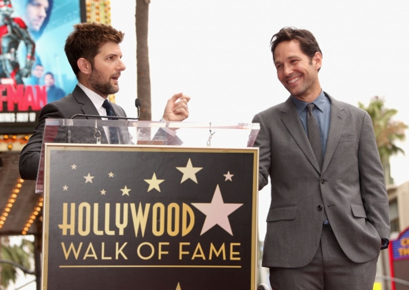 Photo Flash: ANT-MAN's Paul Rudd Receives Star on the Hollywood Walk of Fame  Image