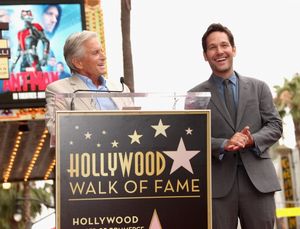 Michael Douglas honors actor Paul Rudd @ BroadwayWorld Michael Douglas honors actor Paul Rudd Photo