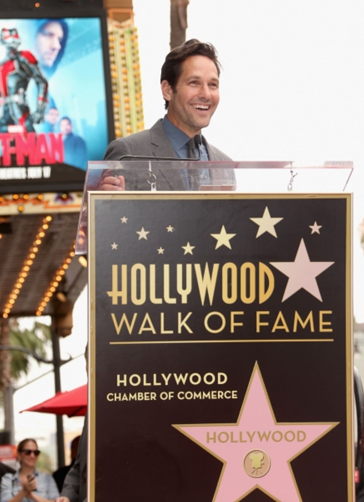 Photo Flash: ANT-MAN's Paul Rudd Receives Star on the Hollywood Walk of Fame  Image