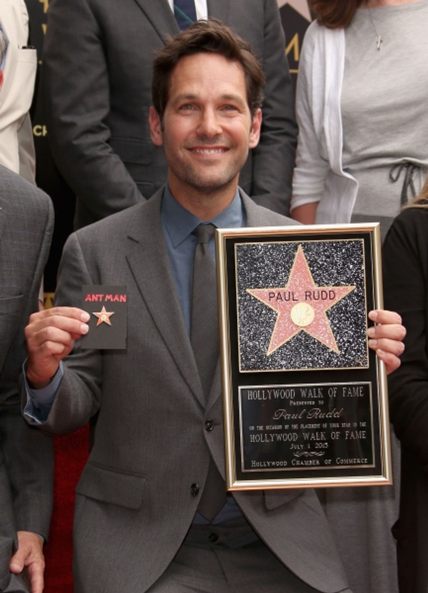 Photo Flash: ANT-MAN's Paul Rudd Receives Star on the Hollywood Walk of Fame  Image