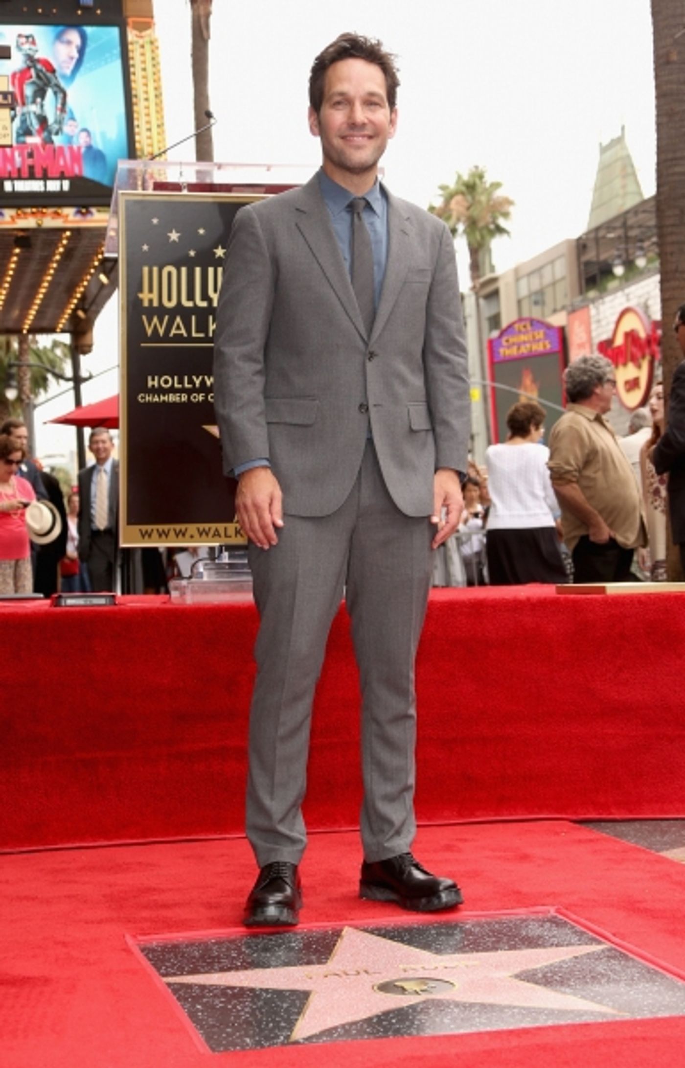 Photo Flash: ANT-MAN's Paul Rudd Receives Star on the Hollywood Walk of Fame  Image