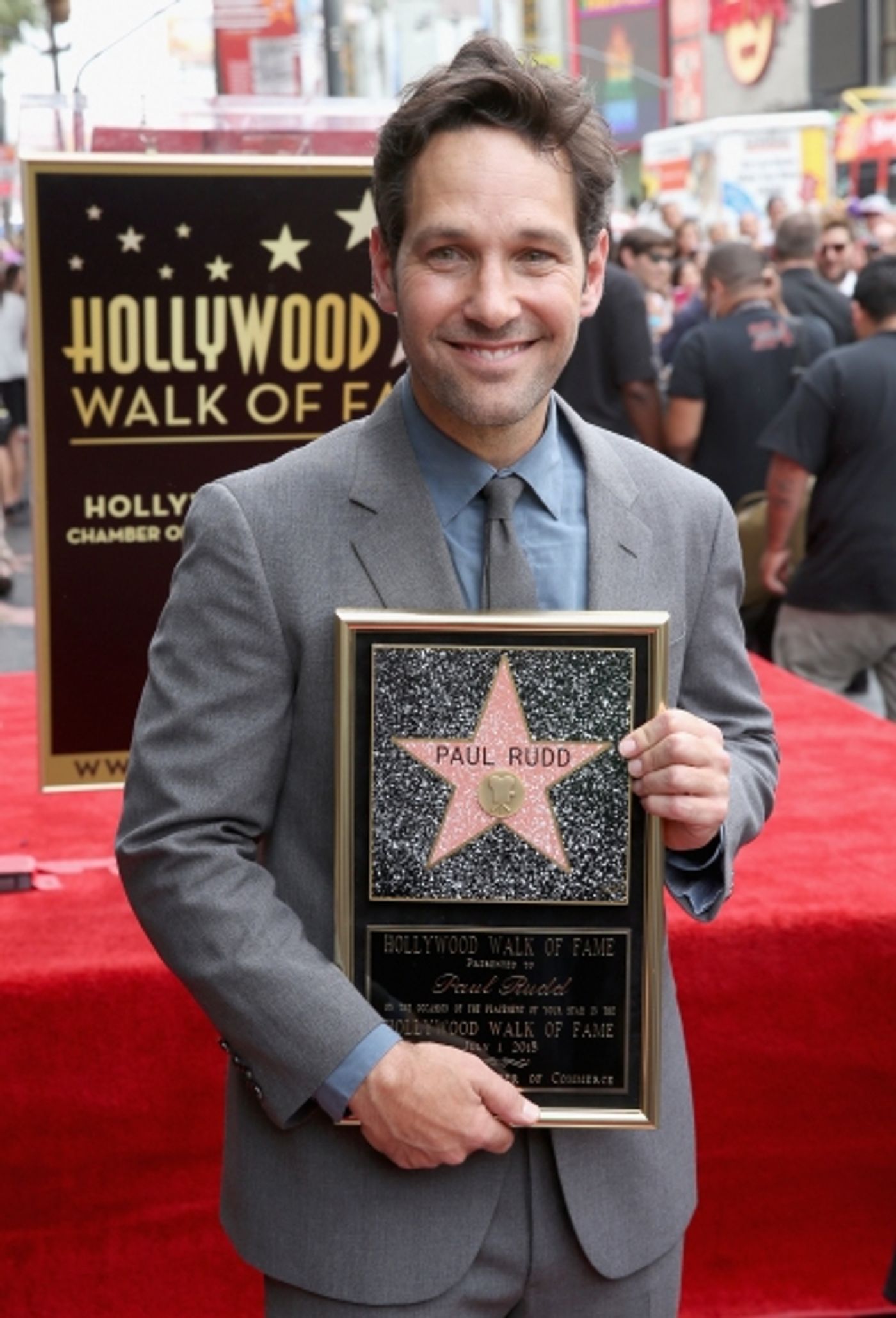 Photo Flash: ANT-MAN's Paul Rudd Receives Star on the Hollywood Walk of Fame  Image
