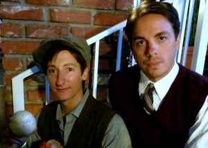 Performer and Louis Politan portray brothers Eugene and Stanley Jerome Photo