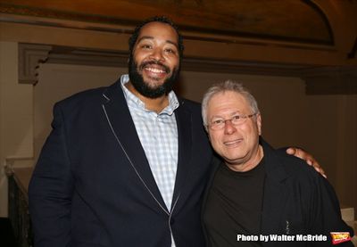 Eddie Cooper and Alan Menken Photo