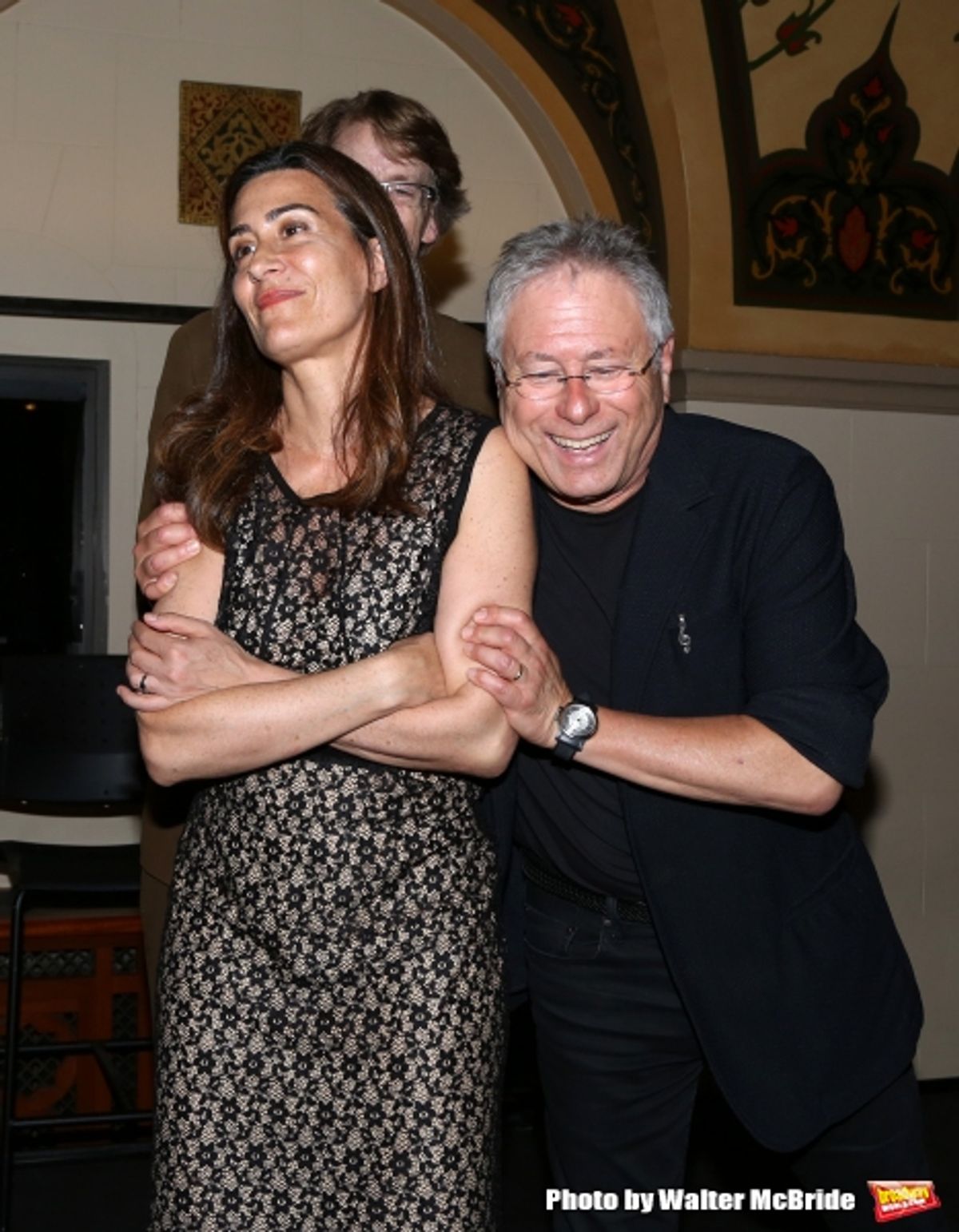 Jeanine Tesori , Dick Scanlan and Alan Menken at 