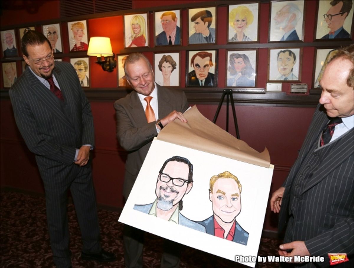 Max Klimavicius with Penn Jillette and Teller at 