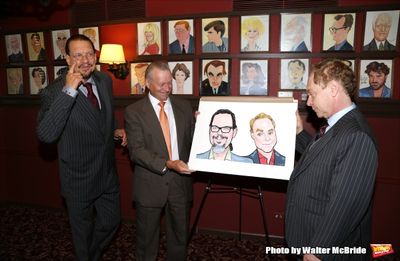 Max Klimavicius with Penn Jillette and Teller Photo