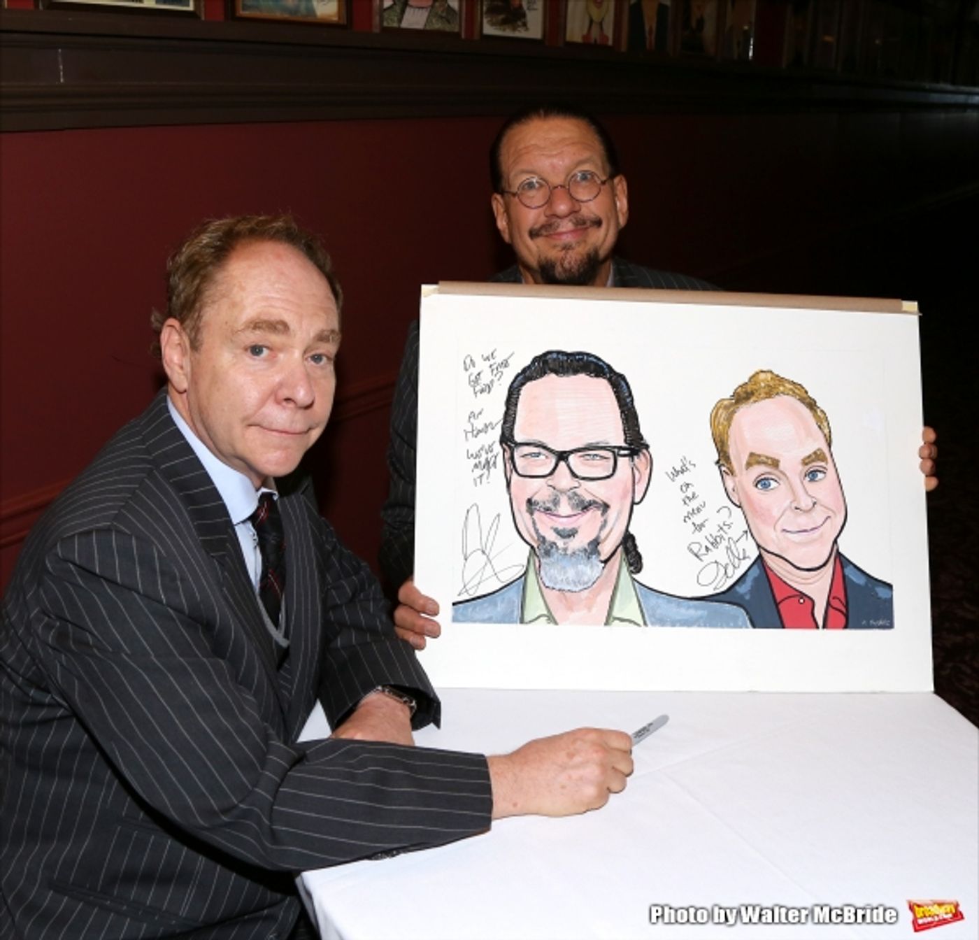 Photo Coverage: Sardi's Unveils Caricatures for Penn & Teller!  Image