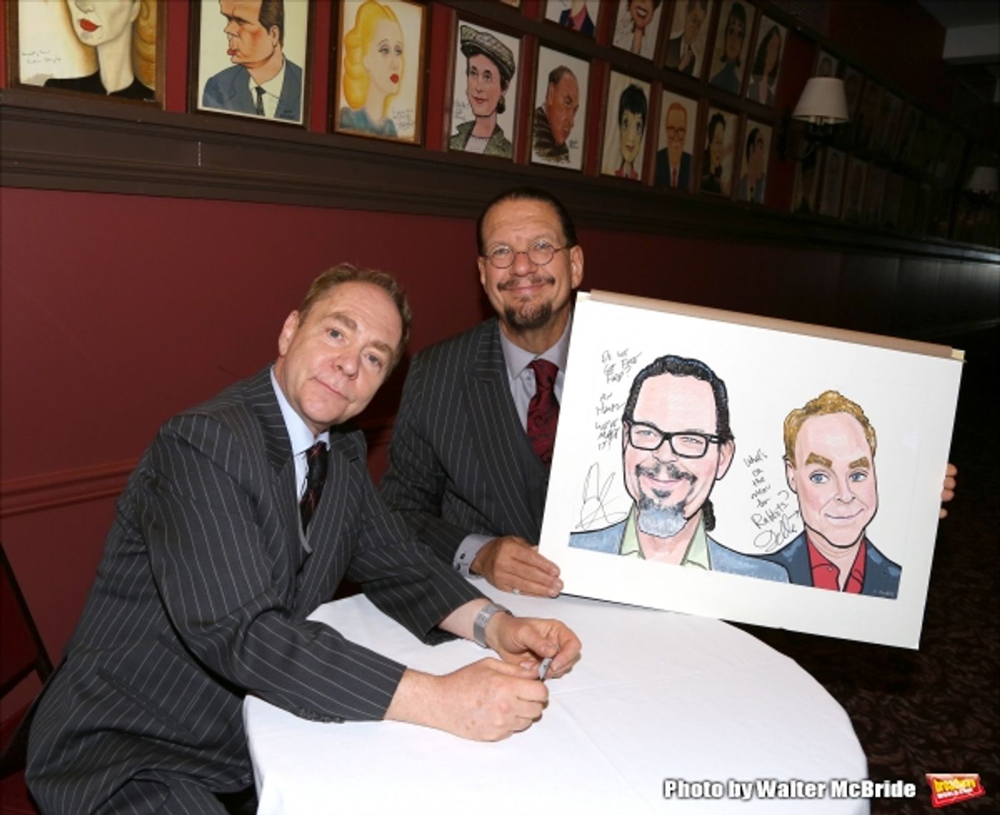 Photo Coverage: Sardi's Unveils Caricatures for Penn & Teller!  Image