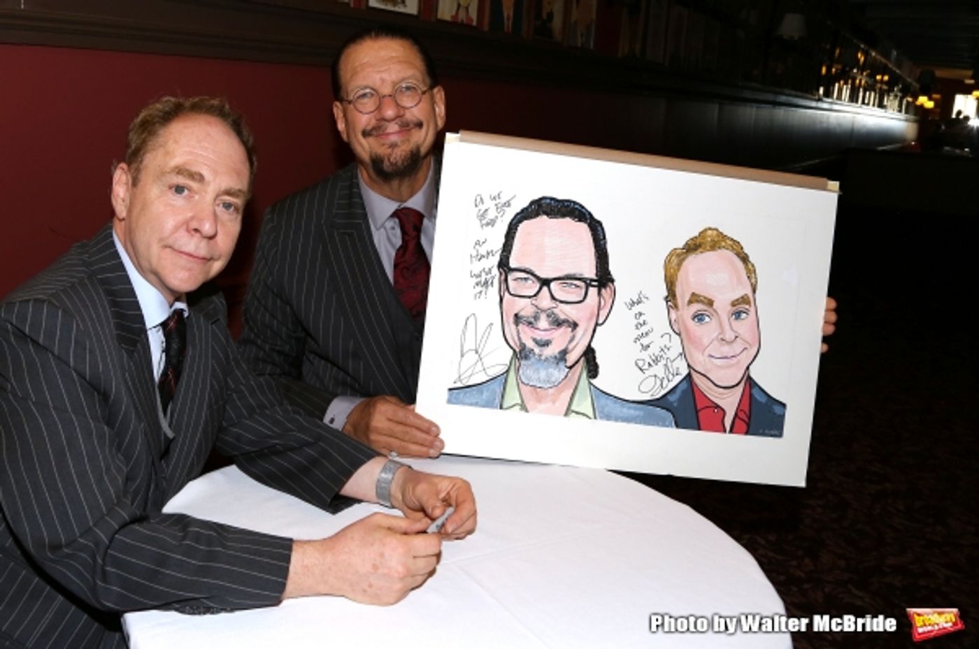 Photo Coverage: Sardi's Unveils Caricatures for Penn & Teller!  Image
